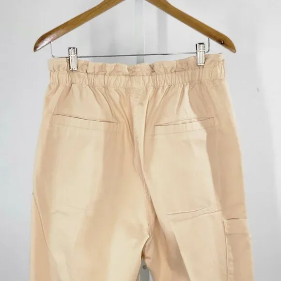 ANTHROPOLOGIE paperbag crop pants Sz M petite  NEW - Picture 6 of 8